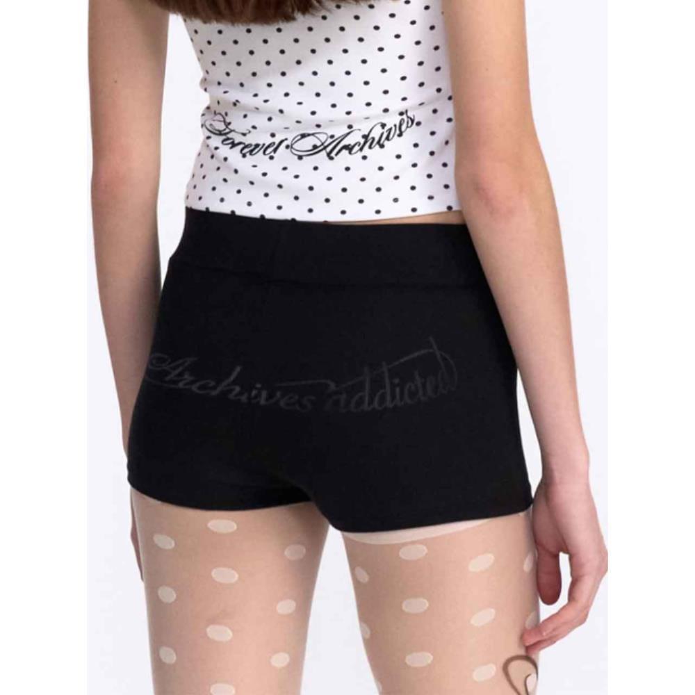 2000Archives SUE SHORTS BLACK 2A25D2PT03