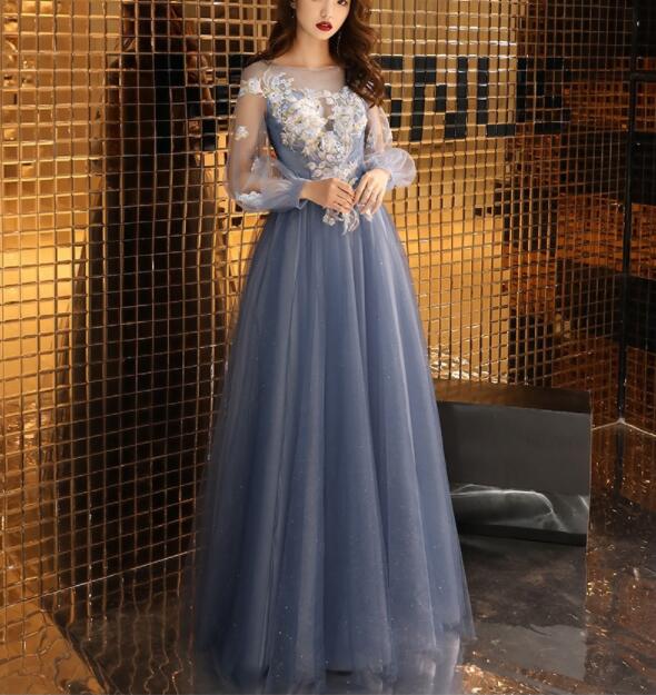 パーティードレス　長袖　ロングドレス　ワンピース　カラードレス　二次会　結婚式　大きいサイズ　披露宴