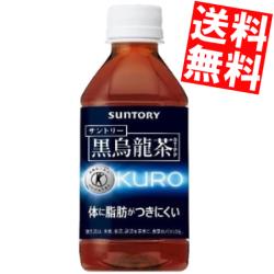 サントリー 黒烏龍茶(黒ウーロン茶)350mlペットボトル 72本(24本3ケース) 3day