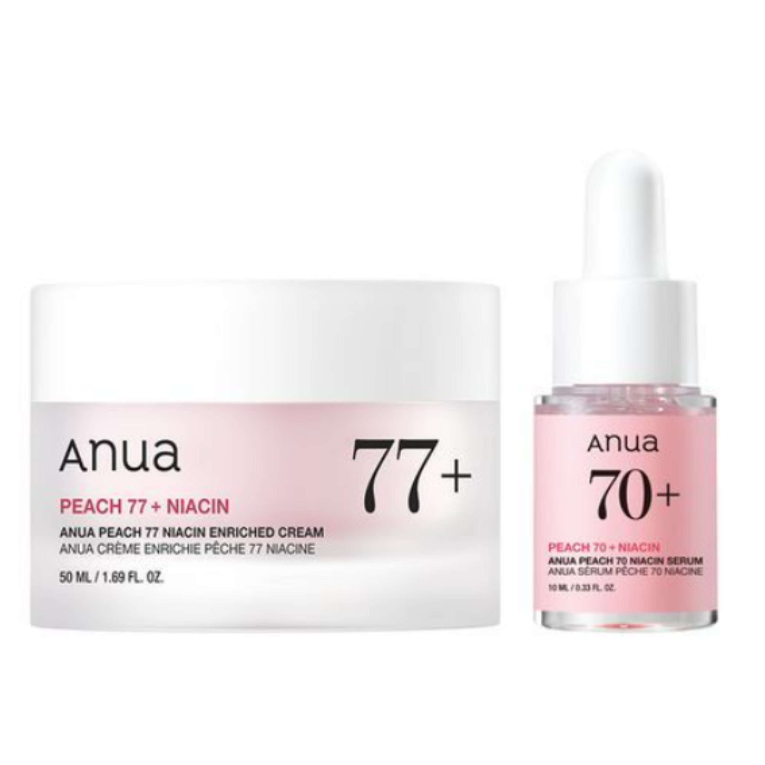 もも 77 ナイアシン インリッチド クリーム 50ml 企画 （+桃 セラム 10ml）