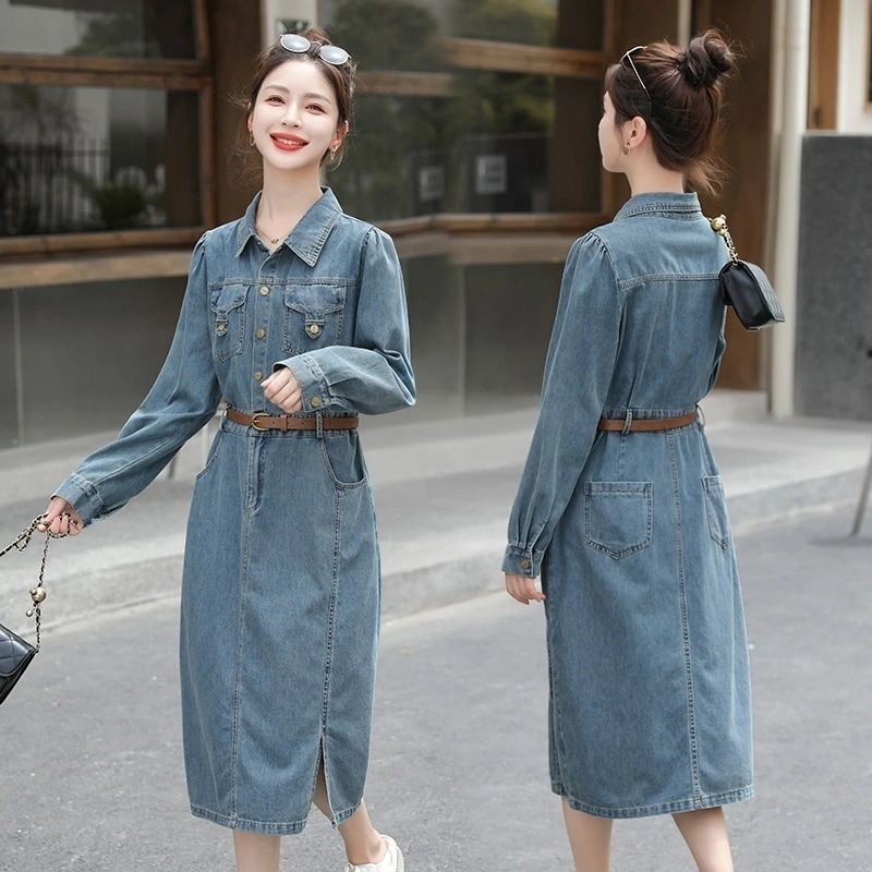 マキシスカート ワンピース 2025春新作 ロングワンピース韓国 涼しく楽ちんセットアップ母の日24H限定！体型カバーオールインワンワンピースパーティードレス シャツワンピースワンピースワンピ一スデニ