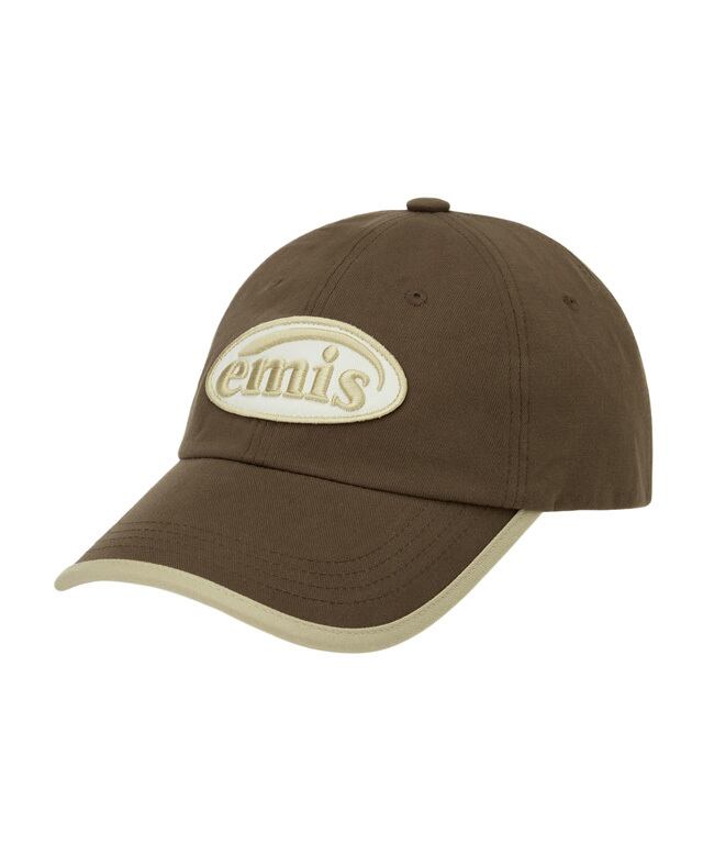キャップ HELLO SUNRISE Washed OG Logo Ball Cap Camel Brown 23HSCPBY 헬로 선라이즈(HELLO SUNRISE) Washed OG Logo Ball Cap (Camel
