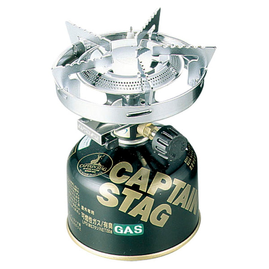 CAPTAINSTAG キャプテンスタッグ 小型ガスバーナーコンロ 圧電点火装置付 ケース付 M－7901E M－7901 M7901