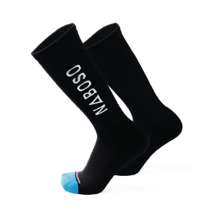 [NABOSO] Kneehigh socks ナボソ ニーハイ ソックス 足裏刺激 着圧効果 フットケア 米国足病医開発 (XL)