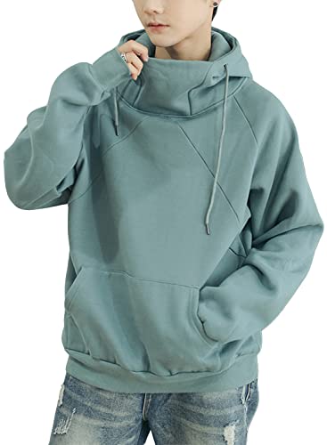 foveitaa パーカー メンズ 大きいサイズ 人気 春服 秋服 トレーナー ゆったり プルオーバー スウェット 長袖 無地 おしゃれ ジャージ カジュアル おしゃれ ファッション フード付 かっこ