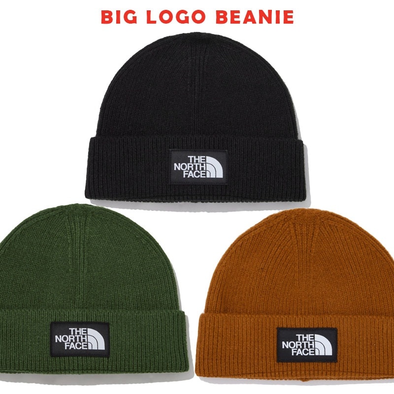 韓国正規品保証 関税負担なし NE3BP52A BIG LOGO BEANIEデイリー 基本 着装 男子 女子 人気 韓国 ファッション 男女共用 アウトドア