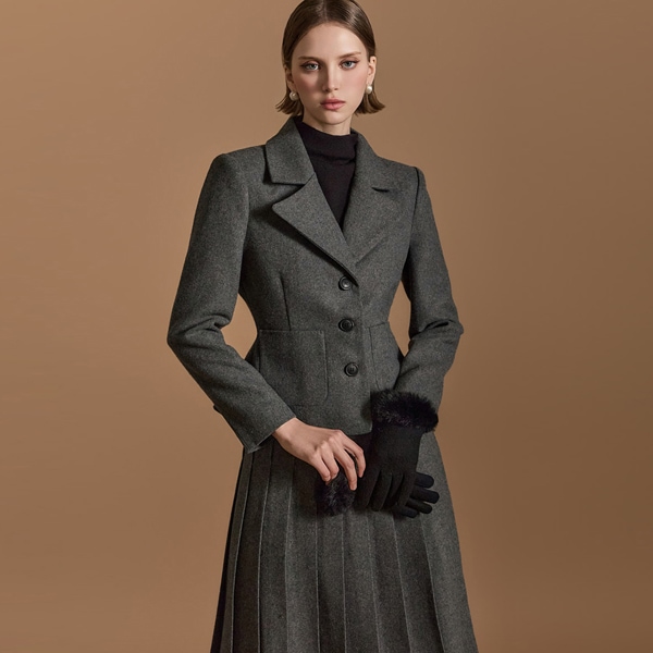 J1679 ヘリンボーン ジャケット