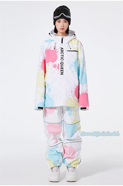 スノーボードウェア 上下 スキーウェア 上下セット レディース スノボウェア ジャケット パンツ