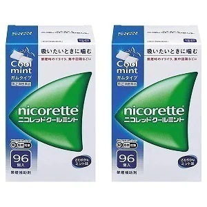【第（2）類医薬品】 ニコレット クールミント 96個2個セット セルフメディケーション税制対象商品