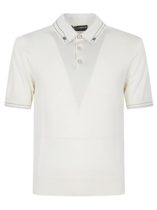 DOLCE & GABBANA Men Polo Shirts GXZ02TJBSOIW0001 White