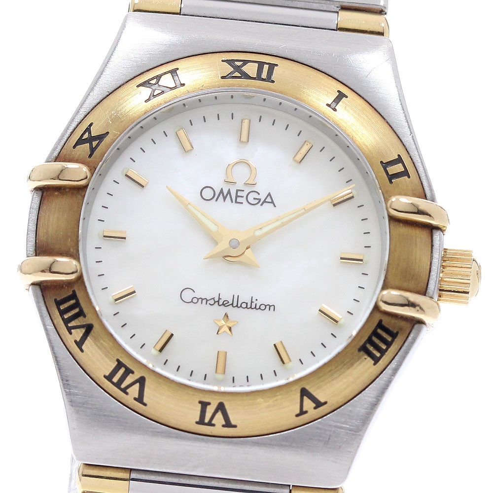 オメガ OMEGA 1362.70 コンステレーション ホワイトシェルダイアル クォーツ レディース _947207【中古】