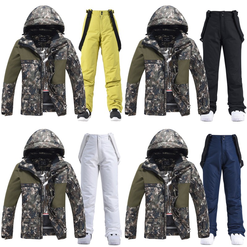 スノーボードウェア スキーウェア 上下セット メンズ レディース 防風 防雪 防水 保温 透湿 快適 スノーグッズ スノーアイテム スノー用品 動きやすい 男女兼用