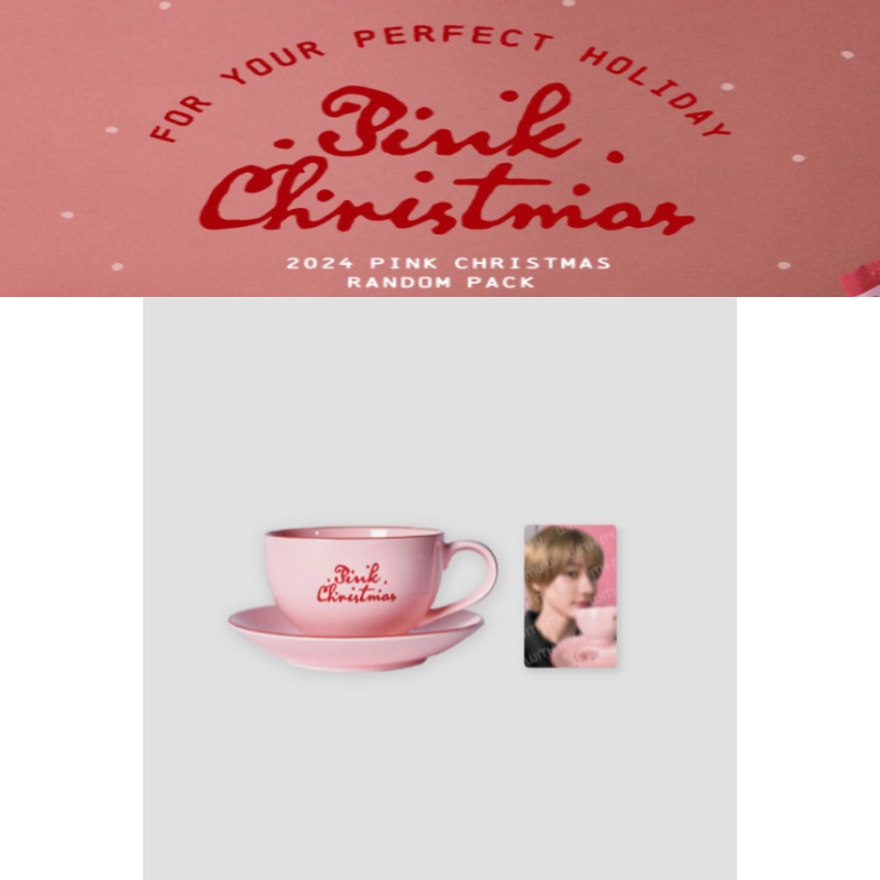 25 CUP & SAUCER SET (RIIZE Ver.) / 2024 PINK CHRISTMAS OFFICIAL MD