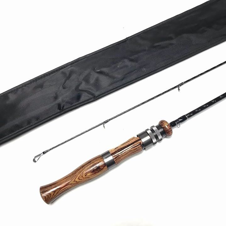 オーク ナラの木グリップ Fuji製ガイド 6フィート 1.84m スピニングロッド 2ピース L 岩魚(Fuji製ガイド6ft(1.84m)スピニングロッド2ピース(L), 6ft)