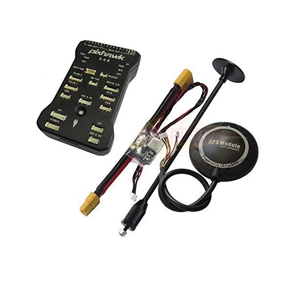 Pixhawk PX4 32Bit Flight Controller & M8N GPS & Power Module & Shock Absorber for Multirotor FPV 並行輸