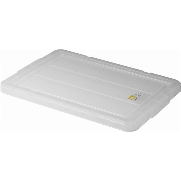 15セット ホームコンテナー/コンテナボックス フタのみ単品 HC-4464 クリア 材質:PP 汎用 道具箱 DIY用品 工具箱