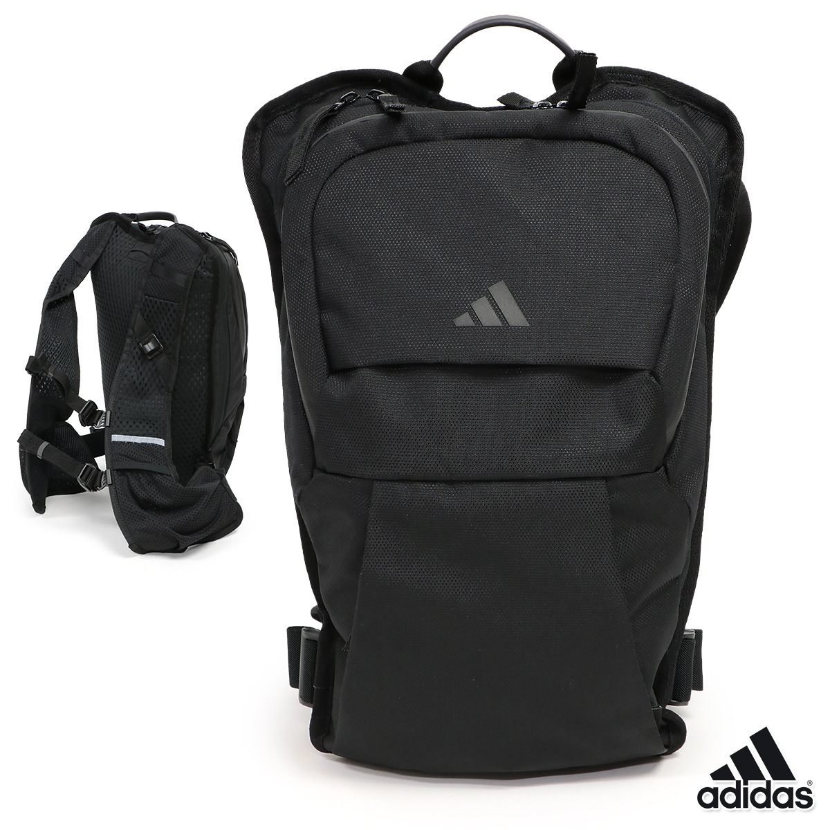 4CMTE RUN BACKPACK メンズ/レディース リュックサック ブラック KLP56