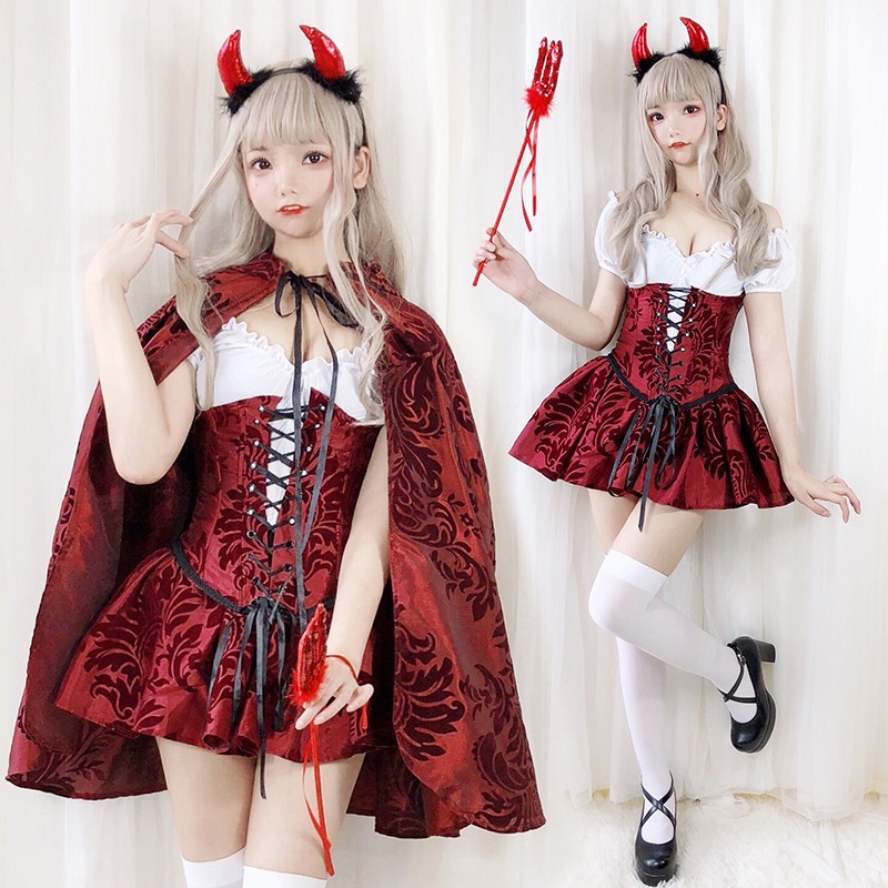 ハロウィン大人用コスチューム海賊ドレス魔女コスチューム魔女ゴシックスタイル赤ずきんマント吸血鬼