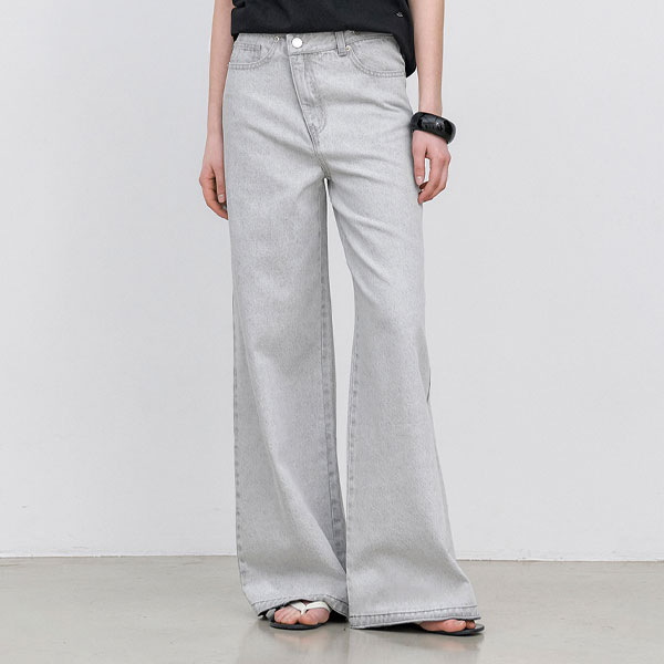 TWO BUTTON SUMMER UNBAL DENIM PANTS (PT-5768)