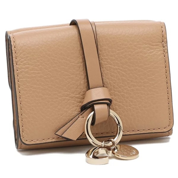 三つ折り財布 アルファベット ミニ財布 ベージュ レディース CHC21WP946 F57 26X