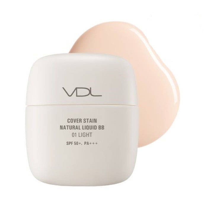 カバーステイン ナチュラルリキッド BBクリーム SPF50+ PA+++ 01 ライト（明るい肌色）50ml × 2本