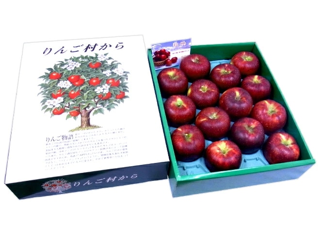 まっ黒リンゴ =長野産 秋映 あきばえ= 秀品 大玉12-16玉 約5kg 化粧箱 予約 10月以降