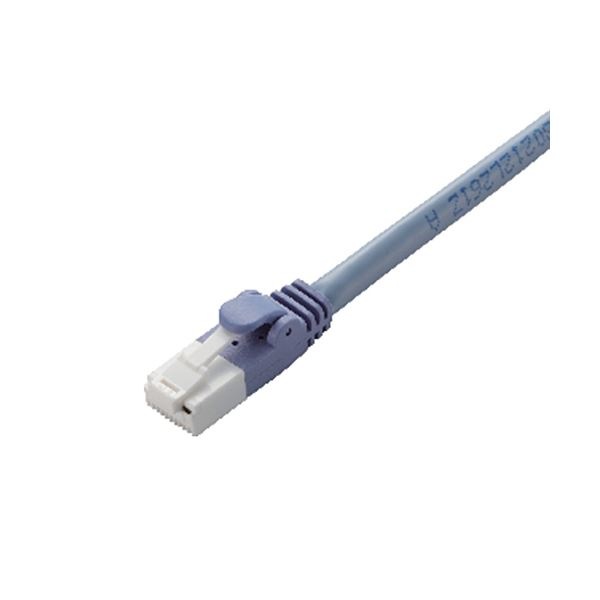 CAT6対応 爪折れ防止 LANケーブル 15m／簡易パッケージ仕様（ブルー） (×10セット)