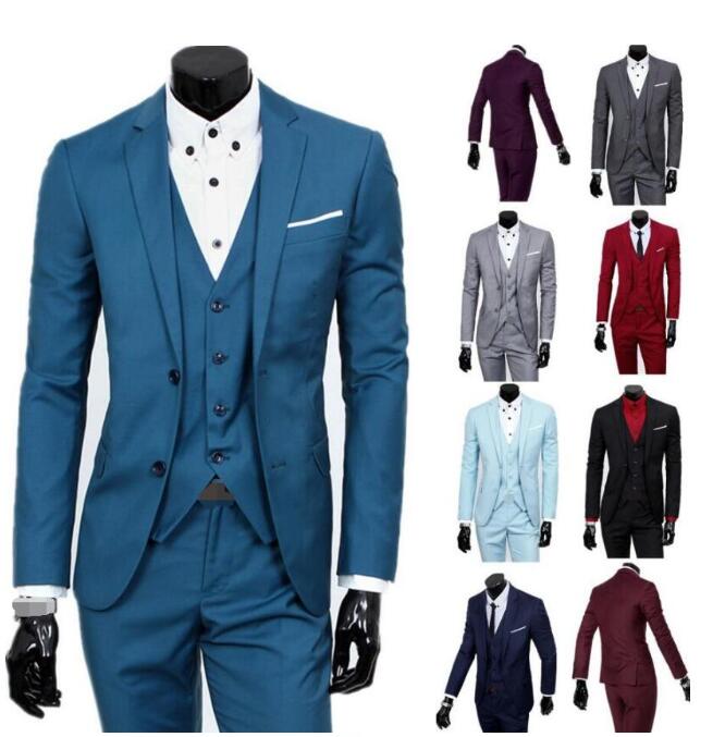 特別価格メンズスーツ 簡潔 格好いい 紳士用 3ピーススーツ メンズセットアップ 二次会 花婿の介添え 通勤 OL 結婚式 卒業式 3点セット 2つボタンスーツ 男性 司会 舞台カジュアル 男性無地
