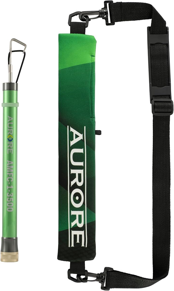 ケーブル索引具- 通線工具 伸長:3.5m 伸縮 配線竿 引っ掛け棒 電工竿 カーボン採用 手元竿GFRP製 点検口 天井裏 OAフロア 狭い空間の配線に最適(緑, 伸長：3.5m)