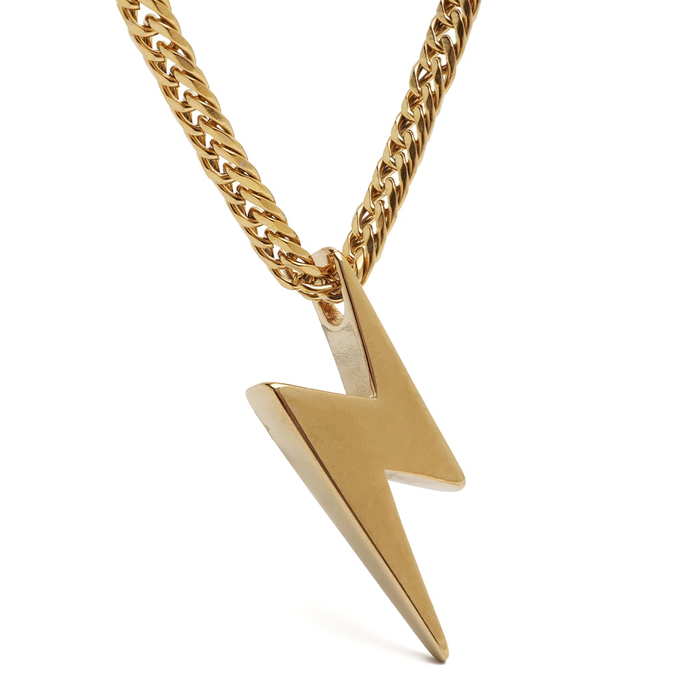 ステンレス ダブル喜平の雷ネックレス [nc092-n773]