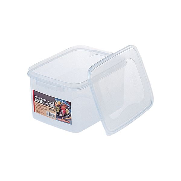 (20セット) ぬか漬けシール容器/漬物用品 (角5L) クリア (キッチン用品 家庭用品 手づくり)
