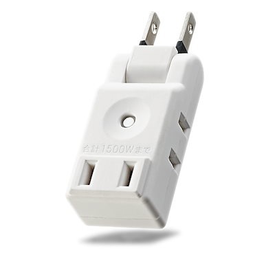 他サイト： エレコム AVT-M01-23WH マイクロタップ 3個口 (ホワイト) AVTM0123WHの商品画像