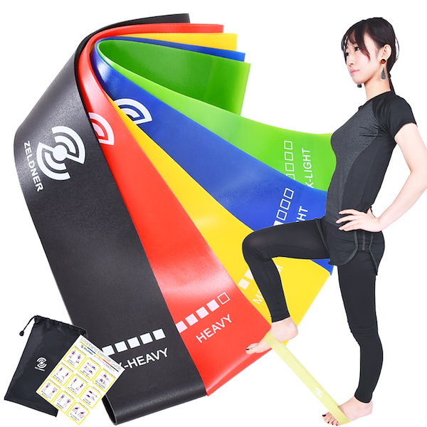 Qoo10] ZELDNER トレーニングチューブ ゴムバンド エクサ