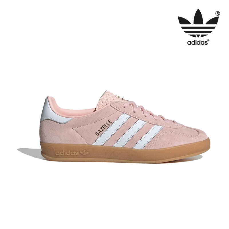 IH5484 GAZELLE INDOOR スニーカー レディース メンズ 大人 冬 安い 復刻 レトロ ガムソール ローカット スエード レザー 3 ストライプ 軽量 コーデ提案 スカート パンツ旬