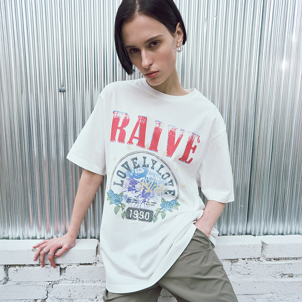 [レイブ] Love Bites グラフィック Tシャツ VW5ME907_2color