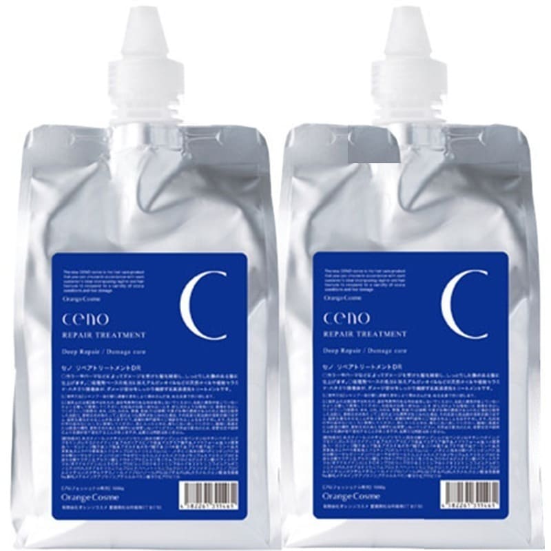 セノ リペアトリートメント DR 1000g ×2個 セット 詰め替え / アルガンオイル / ハイダメージケア / ヒアルロン酸 / 毛髪補修 / 紫外線 / 高機能補