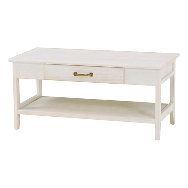 テレビ台 シャビーテイスト ホワイトウォッシュ 幅75×奥行35×高さ35cm MTV-6699WS