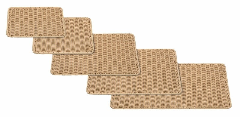 （まとめ買い）トーダイ PPラタン 角型パントレー 37型 アイボリーBB-801-IV [x3] 5,256円