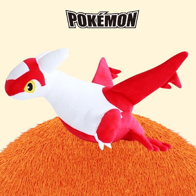 ラティアス　ポケモン　ぬいぐるみ　大きい　赤　マスコット　人形　グッズ　国内34 ラティアス ポケモン ぬいぐるみ 大きい 赤 マスコット 人形