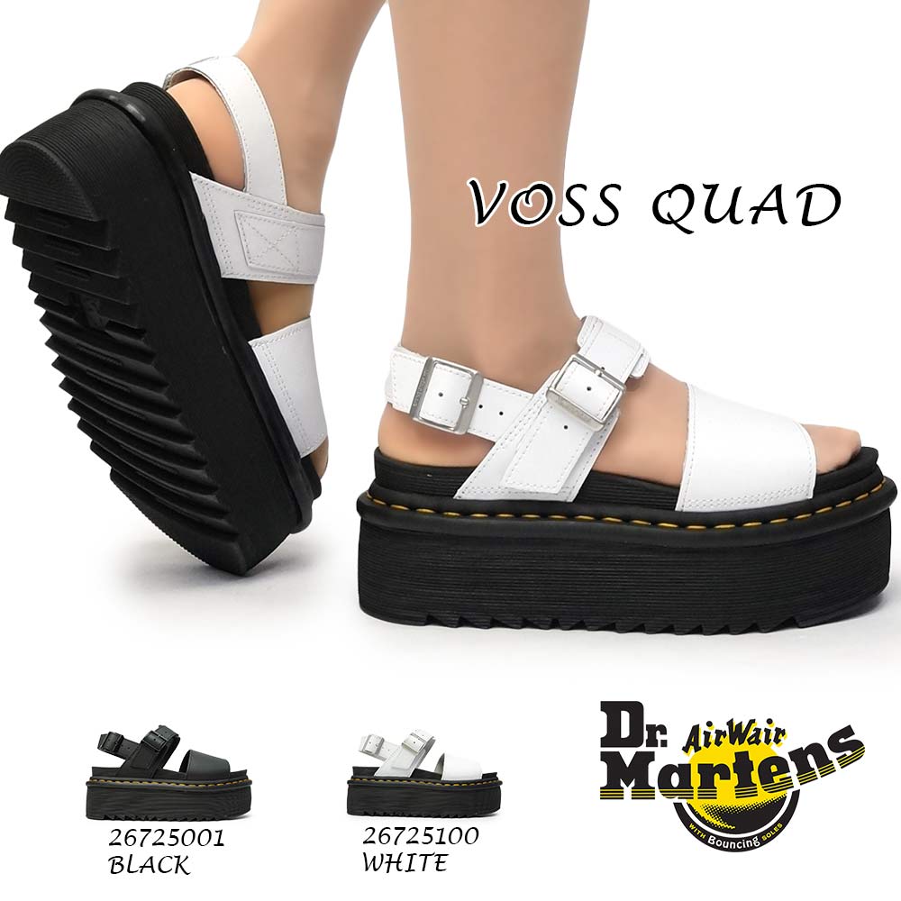 レディース サンダル VOSS QUAD レザー 厚底 ストラップ
