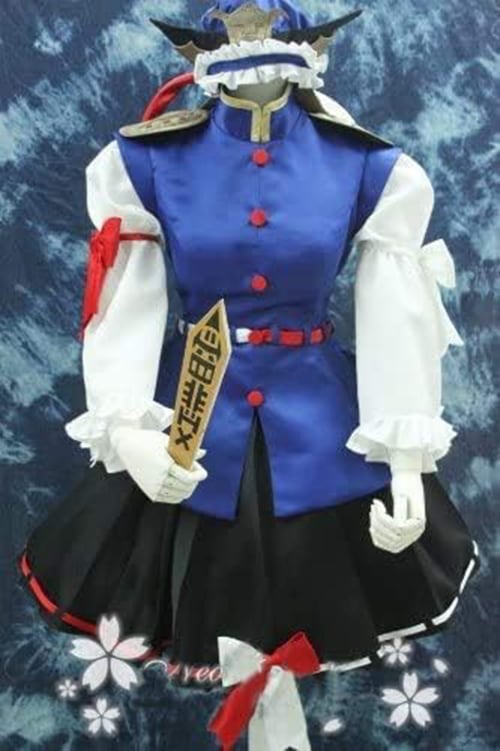 ウィッグ付き 四季映姫ヤマザナドゥ コスプレ衣装 仮装 仮装 ハロウイン クリスマス コスチューム 文化祭