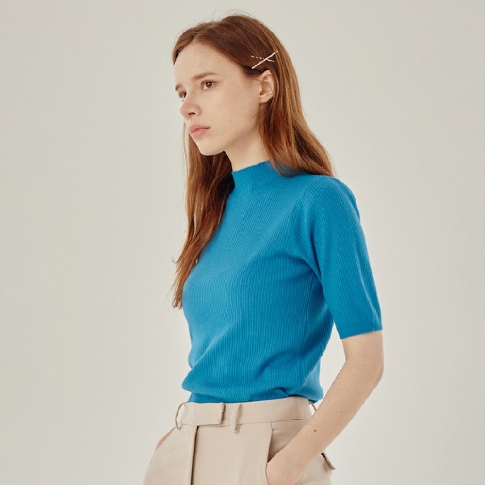 (リアーナニューヨーク) セミハイネック半袖プルオーバー RRAKPO400