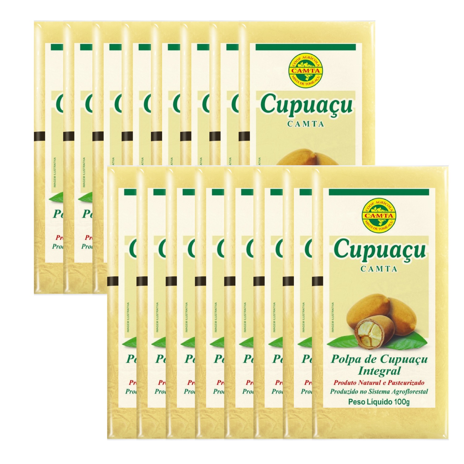 冷凍クプアスピューレ 100g×16パック(4袋セット)