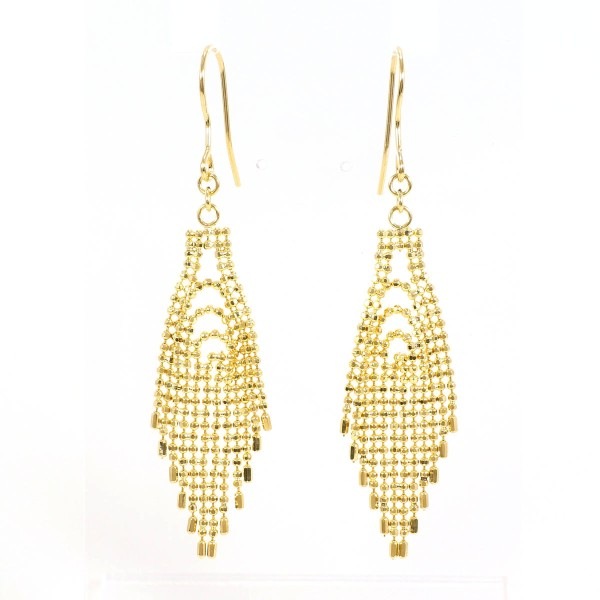 K18 18金 YG ピアス ジュエリー 中古