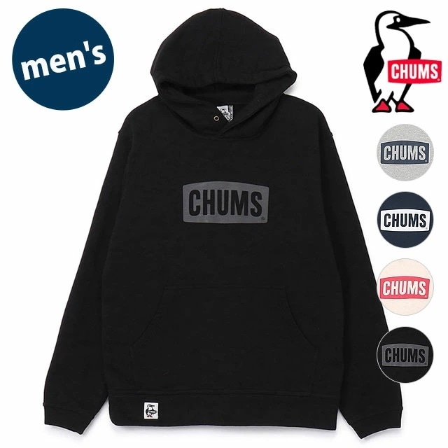 チャムスロゴプルオーバーパーカー CH00-1519 M CHUMS Logo Pullover Parka メンズ スウェットフーディー USAコットン 正規取扱店