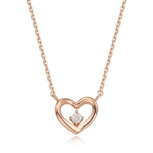 シルバーハート ネックレス SC1431