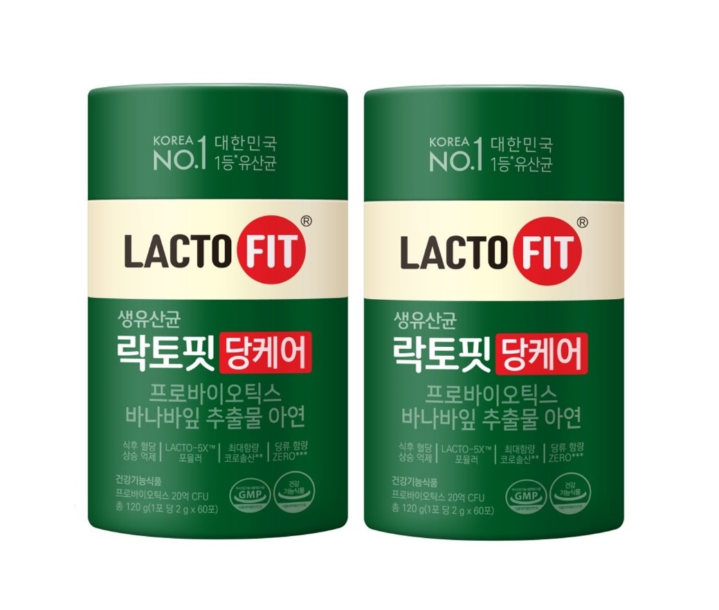 [チョングンダン社健康]1+1 糖ケア乳酸菌 60包 ダイエット乳酸菌 体脂肪管理 腸の健康 サポート プロバイオティクス 生乳酸菌 コラーゲン 美容 美肌 毛穴