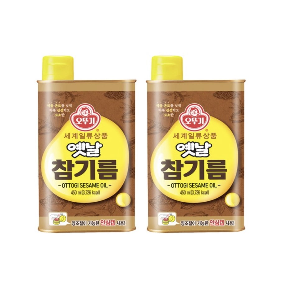 [1+1]オトギごま油 450ml Ottogi sesame oil 450ml + 450ml