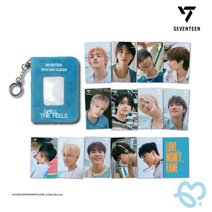 【公式/国内発送】SEVENTEEN 3D LENTICULAR MINICARD＆BINDER (SPILL THE FEELS Ver.)ミニカード バインダー グッズ　13種 5,720円