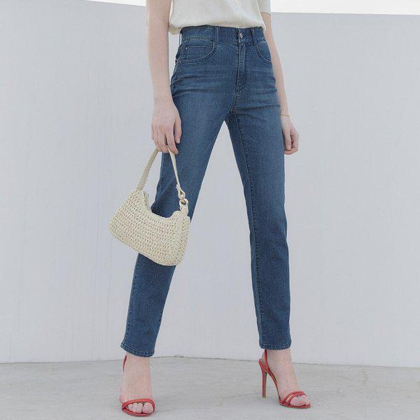 女性サマーライクラストレッチデニム_インディゴ